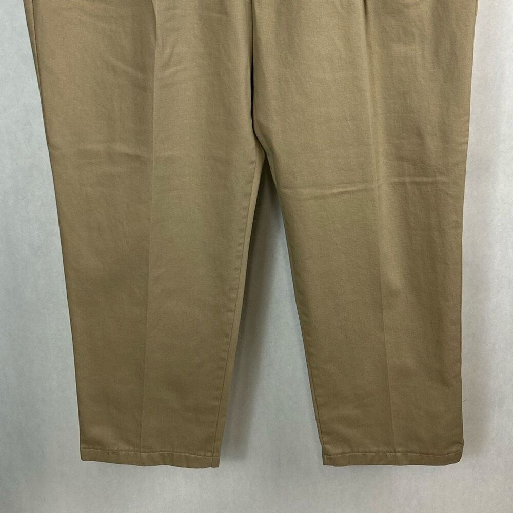 Lands End Mens Chinos Khakis Pants Traditional Fit Sz 40 Stretch Tab Waist 40x29 - Picture 3 of 11